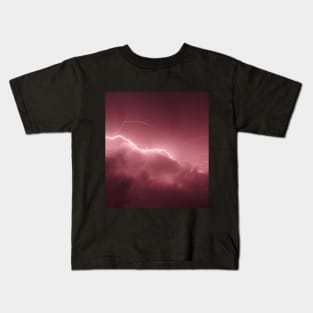 lightning in the clouds Kids T-Shirt